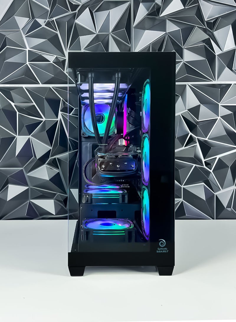 Game Sekret Vesper Gaming PC - Intel Core i7-14700K | GeForce RTX 5070Ti 16GB GPU | 32GB DDR5 RAM-1TB NVMe SSD | 360mm Liquid Cooler-B760 MB-850W Gold PSU | WiFi-Bluetooth-Windows 11 Pro | Game Sekret Desktop Computer | 1 Year Warranty - Image 3